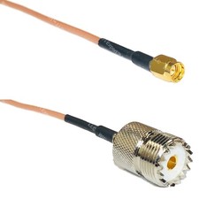 RG316 SSMA Male to SO239 UHF Female RF Cable Rapid-SHIP LOT