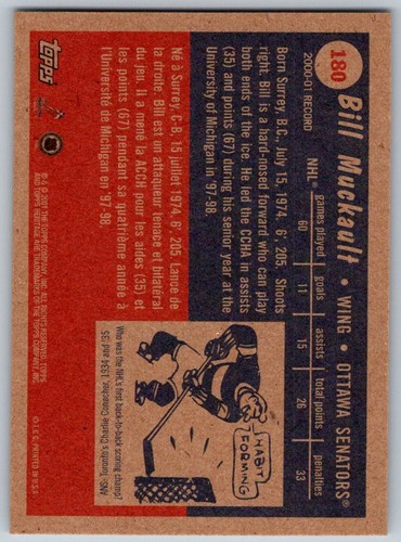 2001-02 TOPPS HERITAGE HOCKEY  PICK YOUR PLAYERS / FINISH YOUR SET - Picture 355 of 385