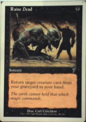 Raise Dead - 7th Edition: #157, Magic: The Gathering Nm R127