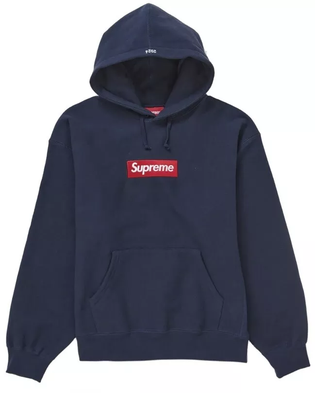 Taille M   Sweat à capuche logo Supreme Box 
