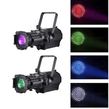 LED 250W LEKO Profile Spotlight RGBW 4IN1 Dj Stage Theater Focus/ LEKO Spot 2pcs