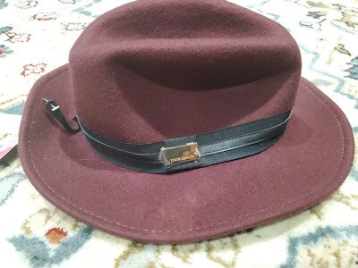 Vince Camuto Wool Felt Banded Panama Hat NWT | 57 cm (22.44”) VINCE CAMUTO 100% Wool Black Banded Panama Hat sun hat | eBay main image 3