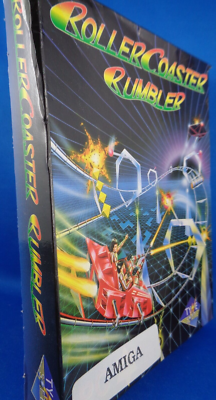 Jeu Amiga 500 Roller Coaster Rumbler COMPLET EN BOÎTE (CIB) - Très Bon état, éditeur Tyne
