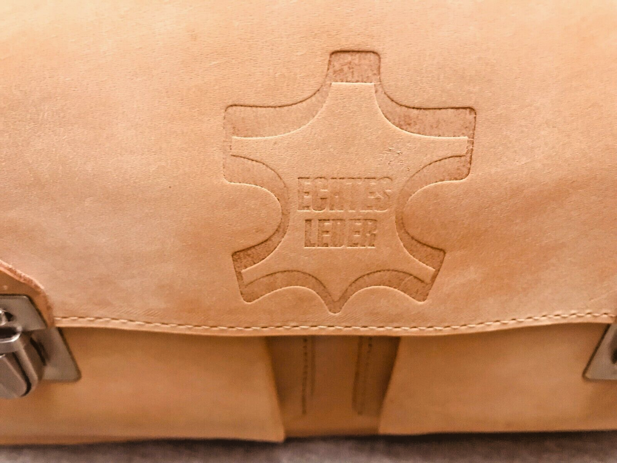 Echtes.  Leder Vintage Back Pack. Very roomy. Good Condition. Men main image 2