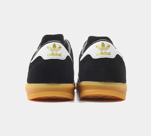 ✅ Authentic Adidas Originals Hamburg Shoes Black White Size UK 6 & 6.5 - Picture 12 of 15