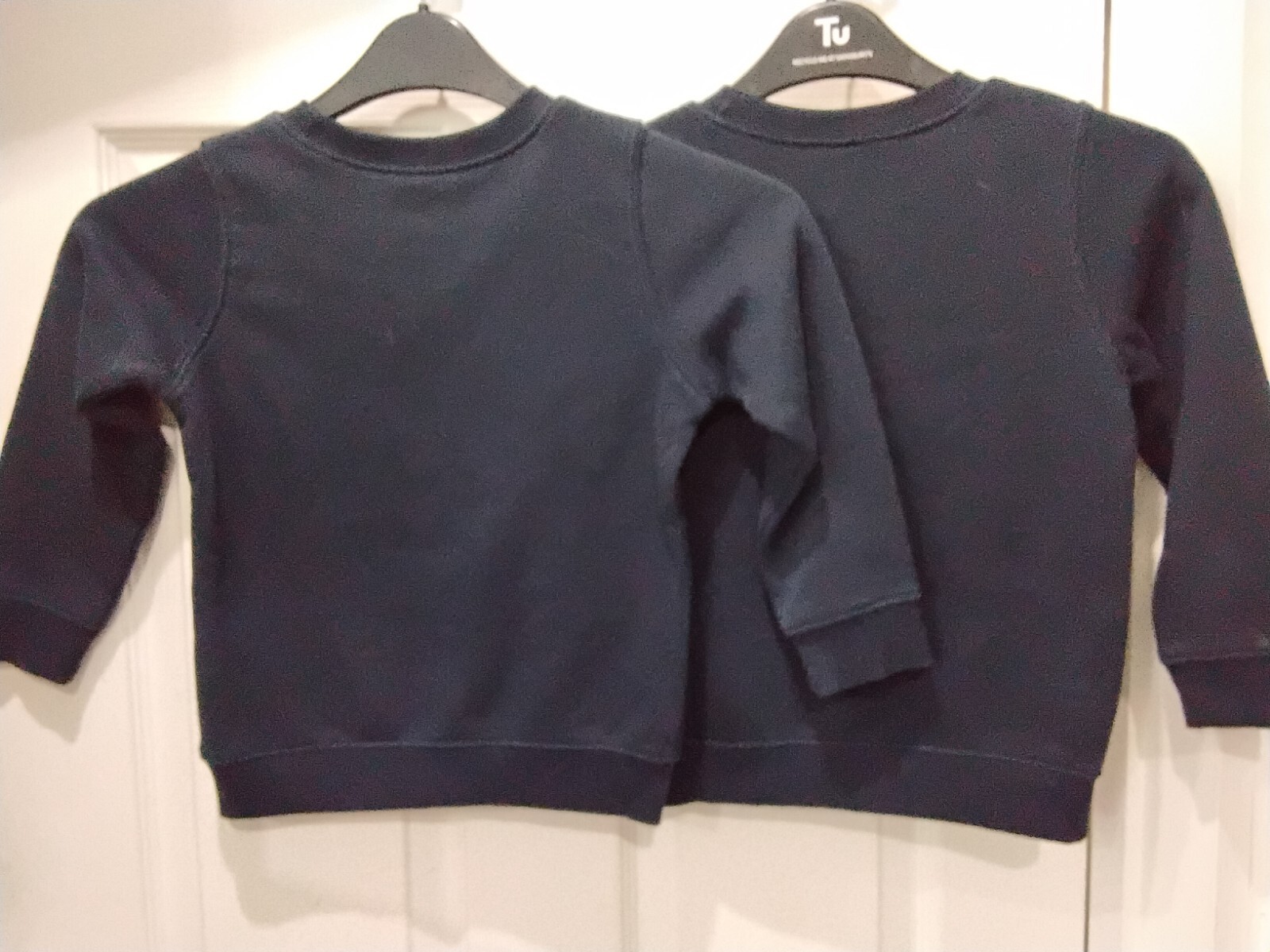 Matalan School Wear Boys Sweatshirt Aged 5yrs  Navy  X 2 image 3