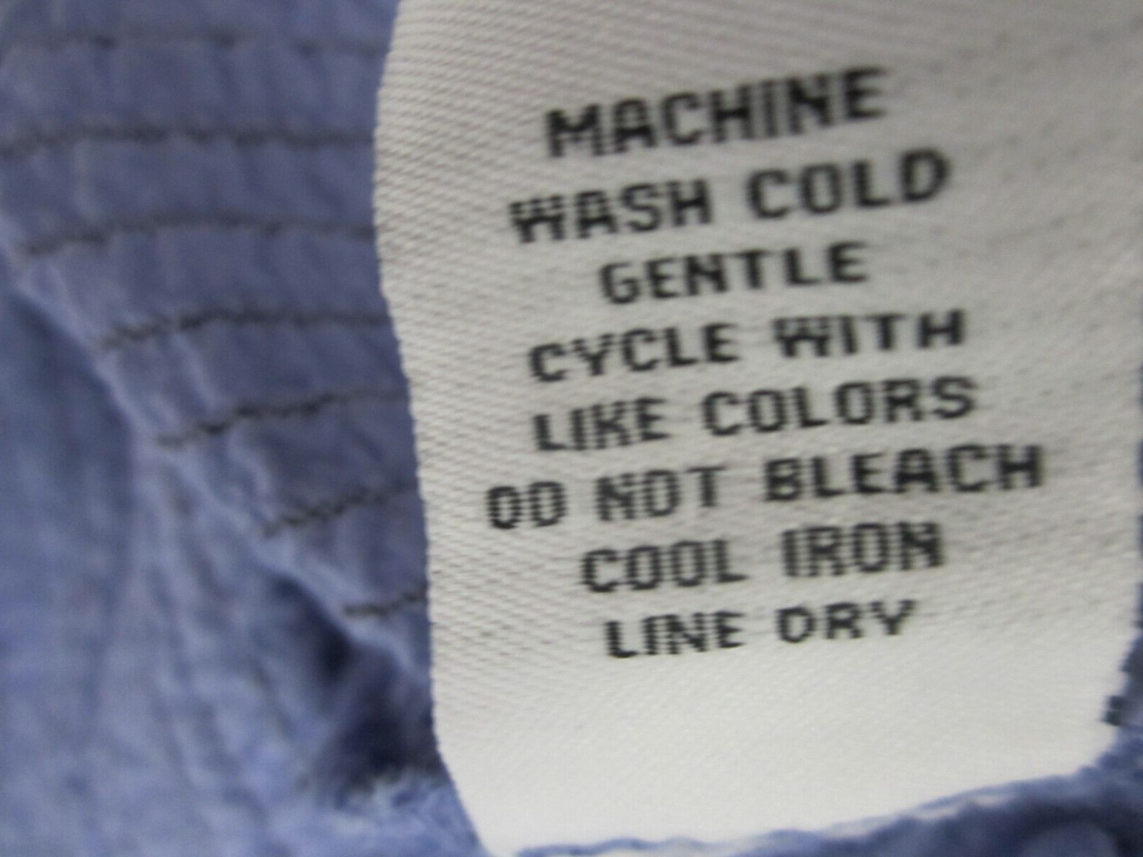 Habitat Womens M Tunic Shirt, Periwinkle Blue Stripe 3/4 Sleeve Rayon