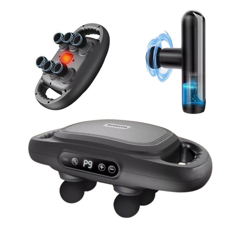6-in-1 Deep Tissue Massage Gun for Muscle Relaxation & Recovery  