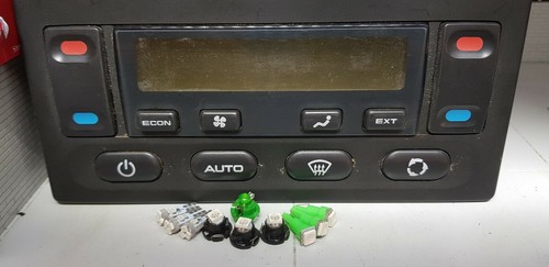Land Rover Discovery 2 LED AC Aircon Heater Panel &Clock Bulb Set Kit Blue Dash - Picture 7 of 8