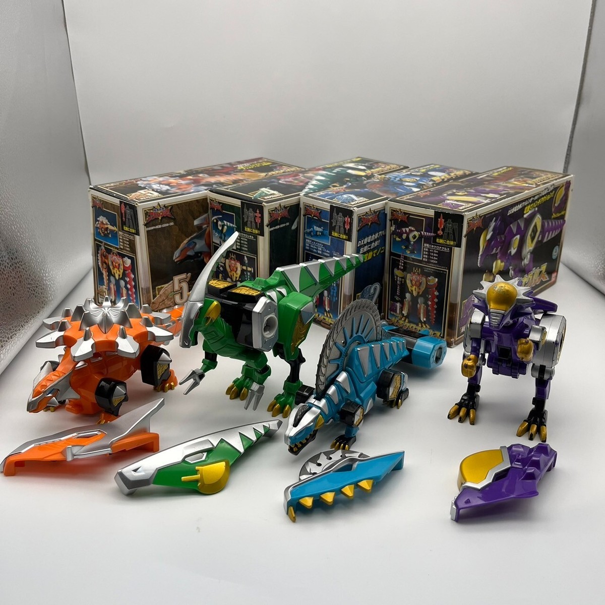 BANDAI ABARANGER Bakuryu MEGAZORD set Power Rangers Dino Thunder