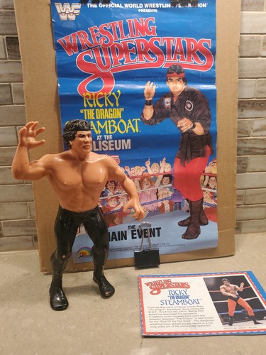WWF LJN WRESTLING RICKY THE DRAGON STEAMBOAT 7-3/4...