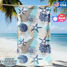 Oversize Beach Towel Extra Large Towel Soft Microfiber for Swimming Pool Travel