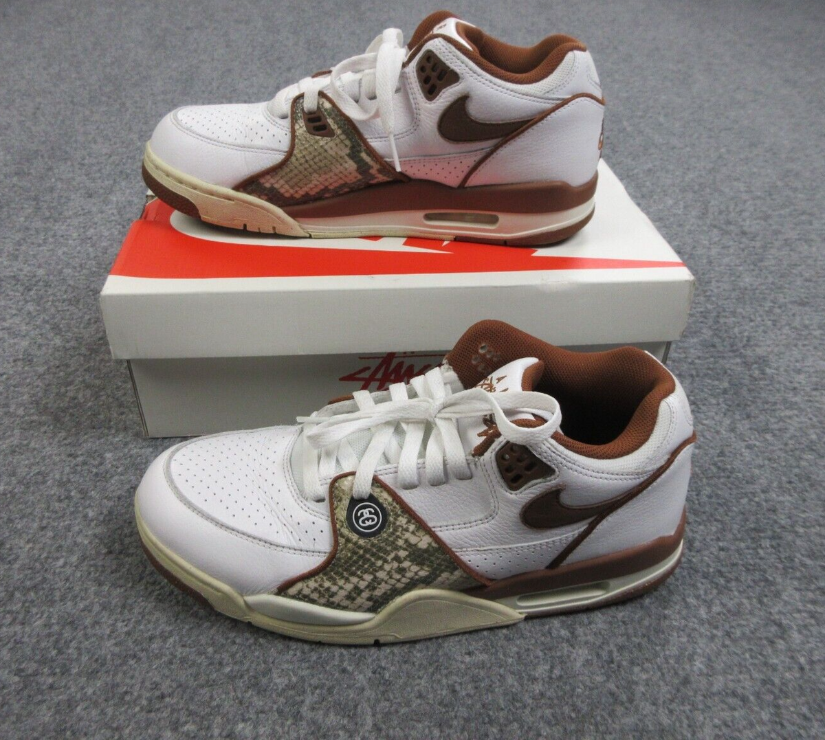 Nike X Stussy Air Flight 89 Low SP Size 8.5 FD6475-100 Mens Shoes 