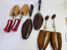 Vintage Lot Adjustable Stretchers Wooden Shoe Trees Florsheim 4 5 Antique