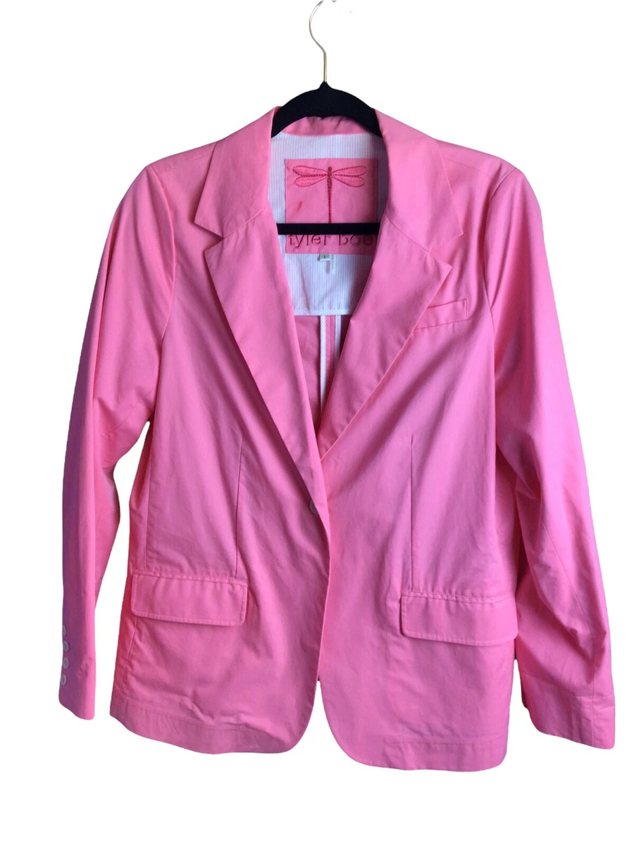 bubble gum pink blazer