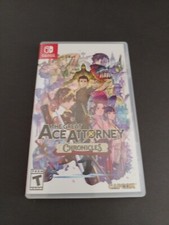 Authentic Replacement Case ONLY Great Ace Attorney Chronicles Switch Box