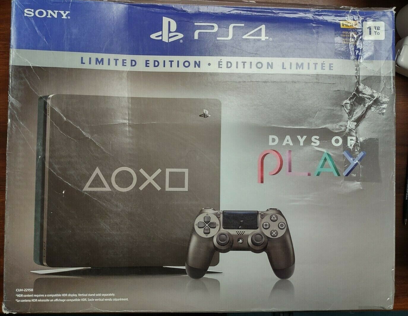 Sony PlayStation 4 PS4 Slim 1TB Gold Game Console Limited Edition Fast Free  Ship