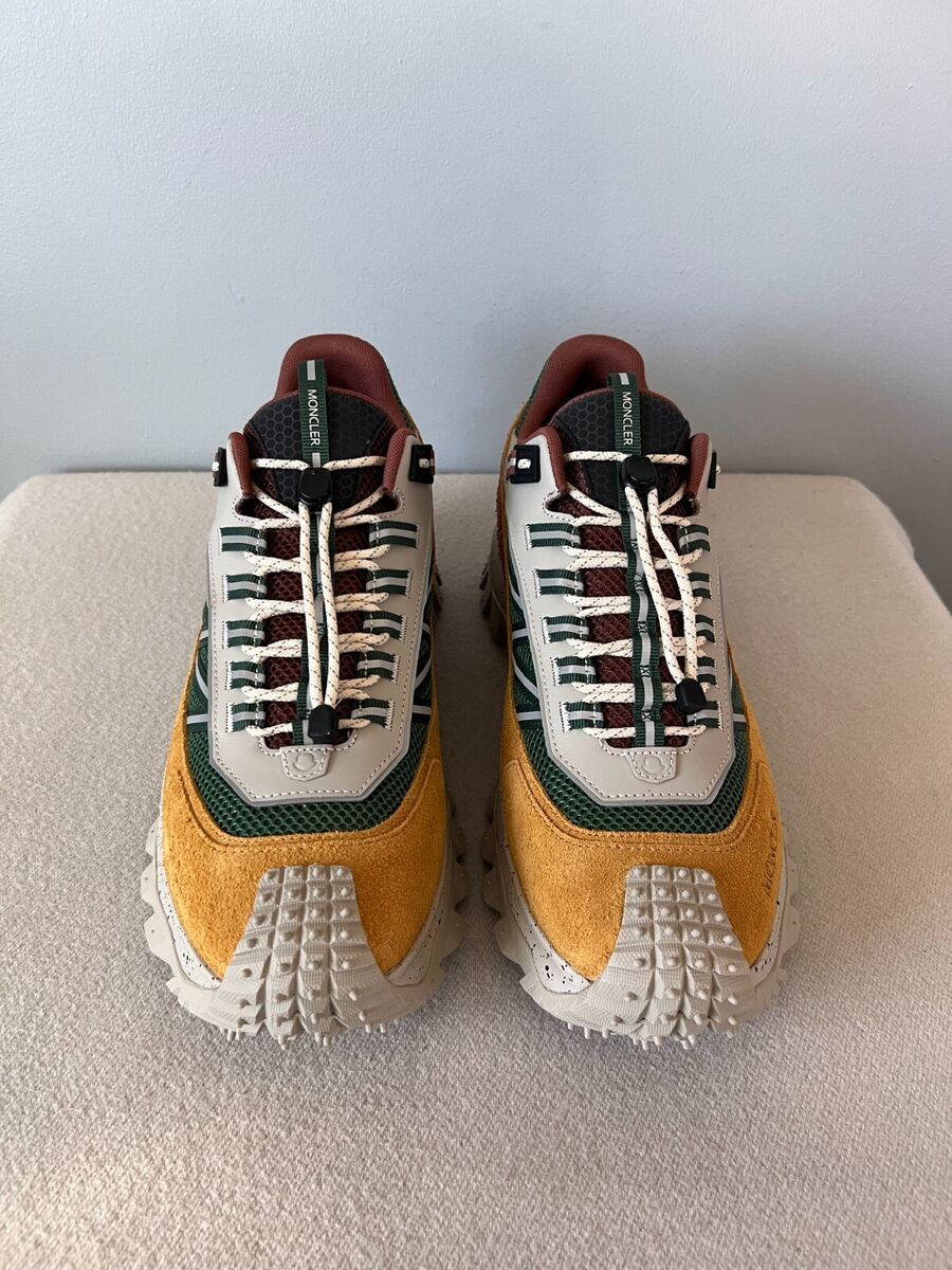 関税込★VIP価格【MONCLER】Trailgrip スニーカー Moncler Trailgrip Sneakers - Size 46 - Green Yellow - NEW | eBay