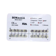 1-50 Kits Dental Orthodontic Mental Bracket Brace Standard MBT 022 345 Hooks
