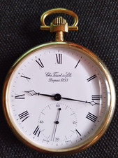 Orologio da tasca The Tissot & Fils Depuis 1853 carica manuale fondo magazzino 