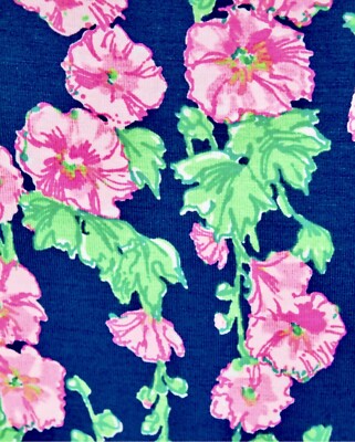 NWT Lilly Pulitzer Mirelle Oyster Bay Navy De Vine Ruffle Wrap