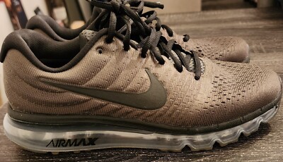 Nike Air Max 2017 Cargo Khaki Black 849559-302 Running Shoes  display picture 3