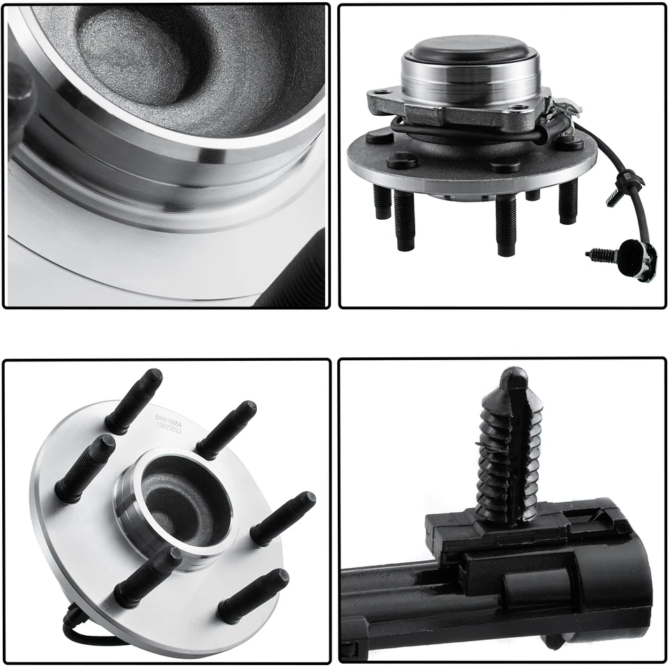 Cojinete de cubo de rueda delantera 2x2 para Chevy Silverado 1500 Tahoe GMC Sierra 1500 Foto 2 de 4