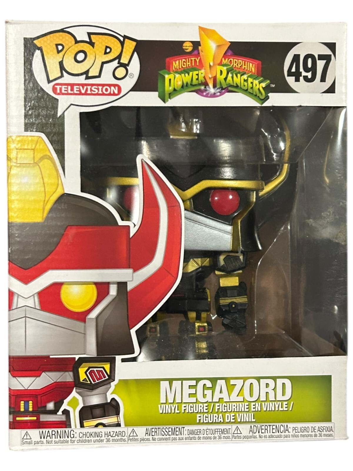 Power Rangers Megazord Black And Gold 6&Quot; Funko Pop! Vinyl Stylized Vaulted
