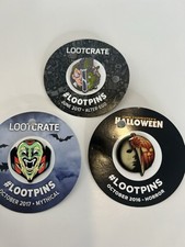 lootcrate loot pins Lot Of 3 New, mythical, Halloween Michael Meyers, alter ego