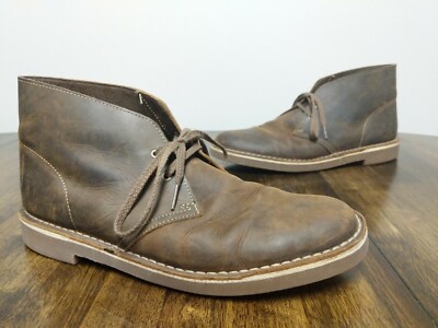 clark leather boots