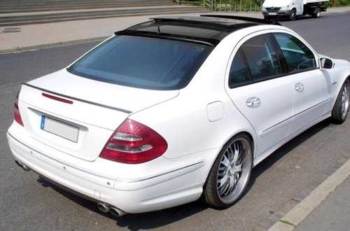Carbon Fiber Window Roof Spoiler Wing For MB E-Class W211 2003-2009 - Foto 6 di 7