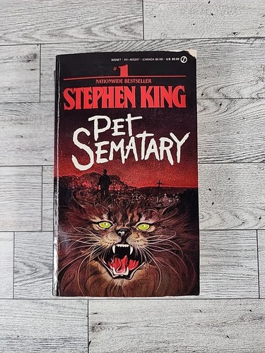 Stephen King "Pet Sematary" 1st Signet Printing 1984 (Paperback) Vintage Book