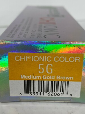 Farouk CHI Ionic Permanent Shine Crème Hair Color 3 oz 5G Medium gold blonde