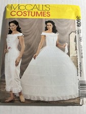 UNCUT McCall  s 3609 Misses' Camisole Pantaloons Corset  Petticoat 12 14 16 18