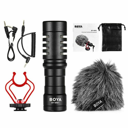 BOYA BY-MM1 microfono cardioide fucile microfono per fotocamera DSLR smartphone videocamera - Foto 8 di 8