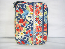 Vera Bradley eReader Tablet Sleeve iPad Kindle Summer Cottage 8 x 10 x .5 GUC