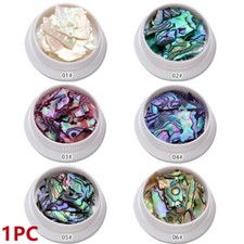 1 Box Shell Papier Abalone Flocke Scheibe Pailletten Fragment Zum Selbermachen Handwerk Nail Art