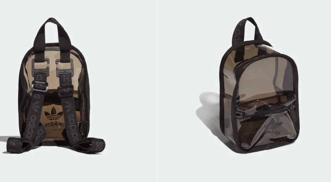 adidas Clear Backpack - Clear / Black | Journeys