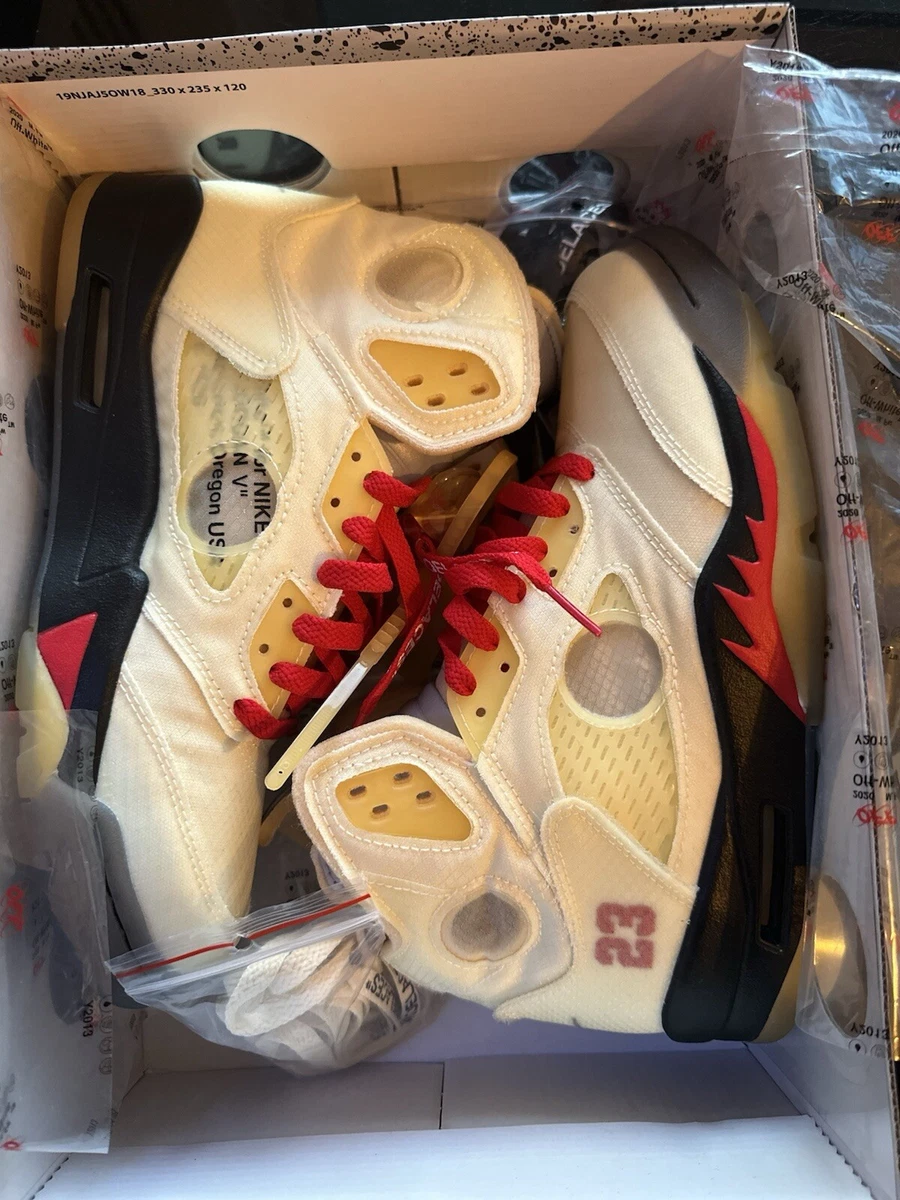 Jordan 5 SP x Off-White Mid Sail for Sale | Authenticity