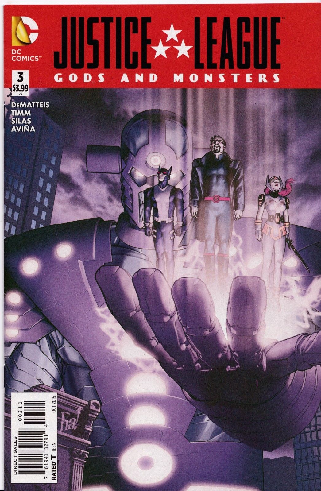 JUSTICE LEAGUE Gods and Monsters (2015) #3 (of 3) Back Issue