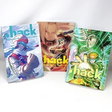 .hack 20th Anniversary Game Art Works Book Set Vol. 1 2 3 dot hack