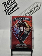 Calvin Ridley 2021 Rookies & Stars Crusade Red Wave Prizm SP Falcons Titans 