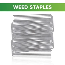 Garden Stakes 6" Galvanized Sod Staples Landscape Staples 100/200/500/1000Pack