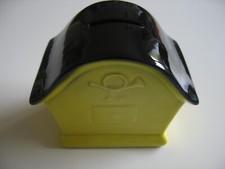 Porzellan Spardose Goebel/Hummel gelber Briefkasten Postkasten VINTAGE