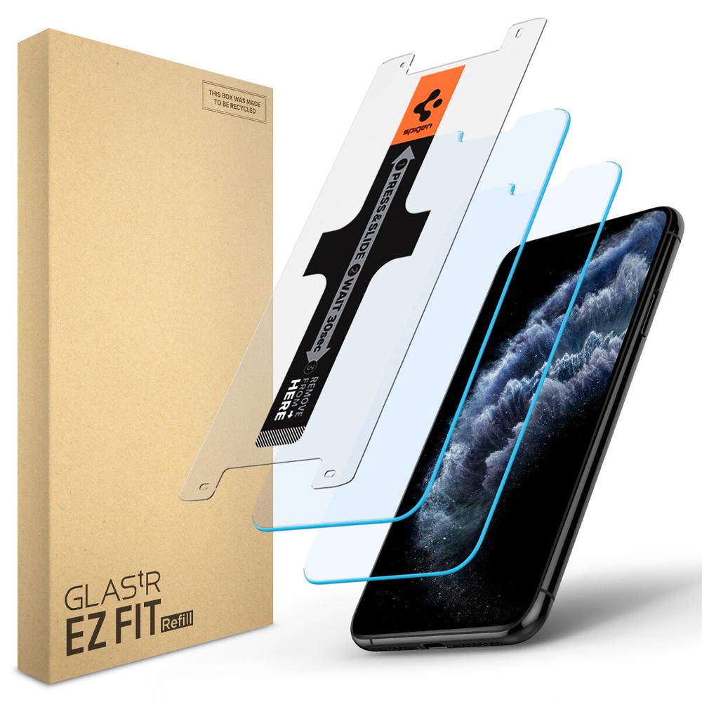 iPhone 11 ProMax/11 Pro/11/XS Max/XS/XR/X Screen Protector | Spigen EZFIT Refill