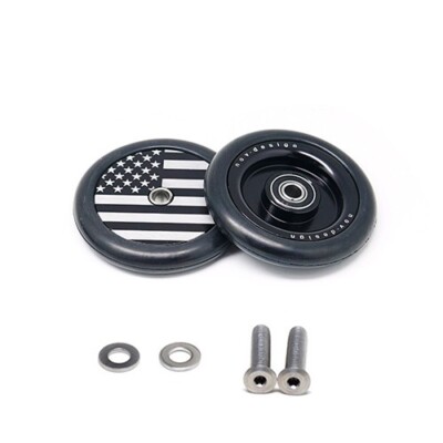 nov wheel (Stars and Stripes) / black - light weight easy wheel for Brompton