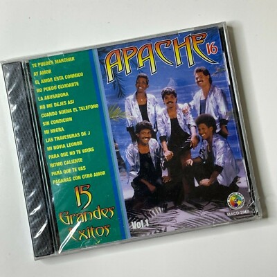 Organizacion Apache 16 CD 15 Grandes Exitos Ritmo Caliente Ay Amor Mi Negra New