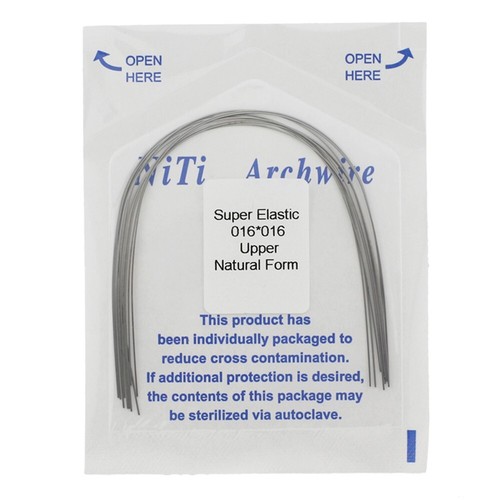 Dental Orthodontic NiTi Arch Wire arcos de ortodoncia Round Rectangular Natural - Picture 66 of 78