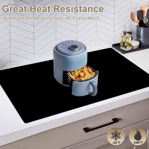 23.6"x15.7" Silicone Mats for Kitchen Counter 1.2MM Thick Placemats Large Hea... - Picture 5 of 7