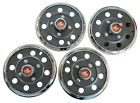 <!--F#f_0-->Peugeot Set of 4 Wheel Cover Hubcaps with 2 Lion Red Lion Crest 14
